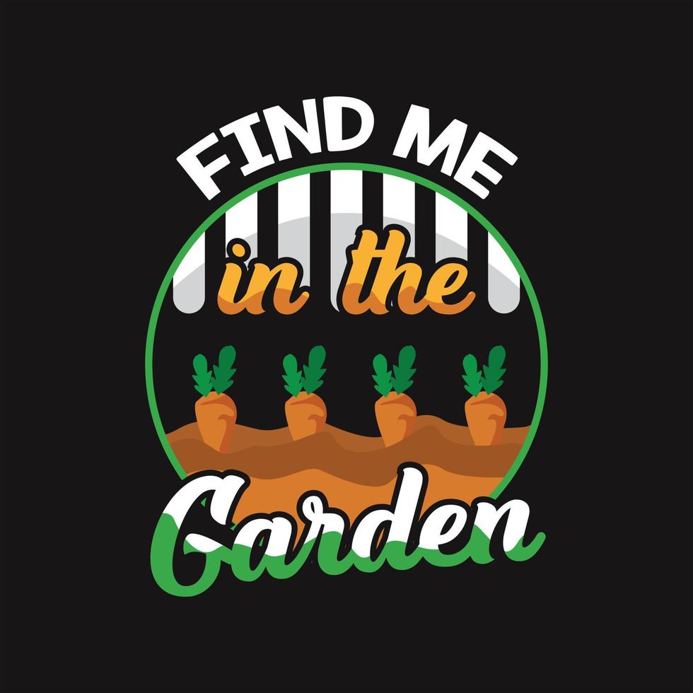 Gardening T-shirt Design vector