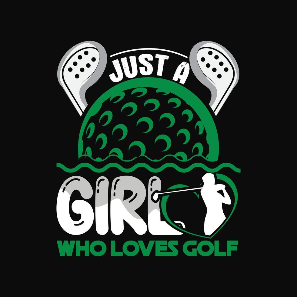 Golf T-shirt Design vector