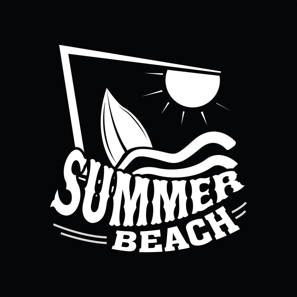 Summer T-shirt Design vector