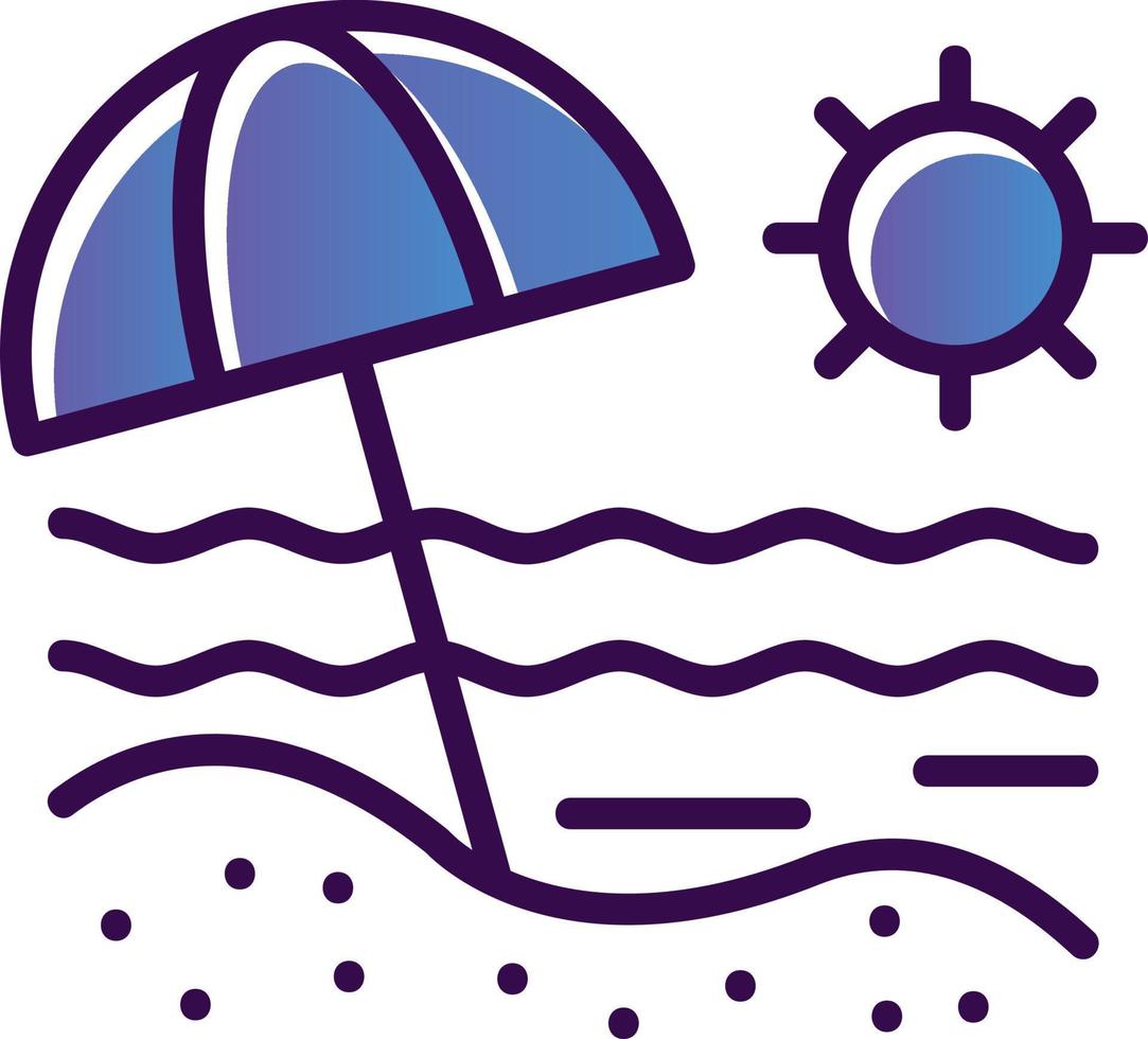 Beach Vector Icon Design