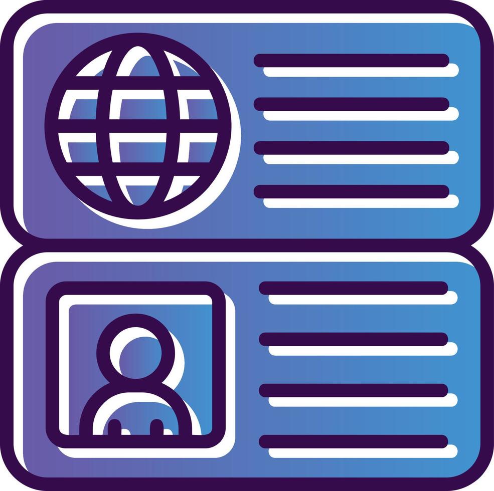 Visa Vector Icon Design