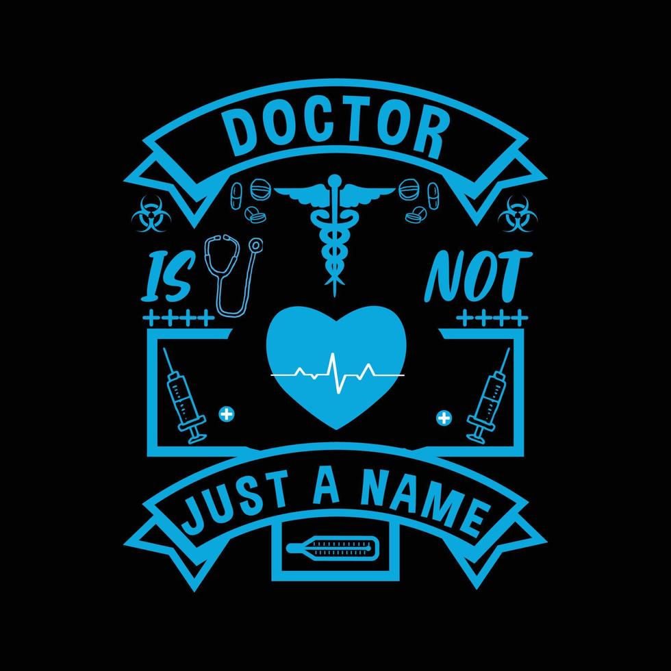 Doctor T-shirt Design vector