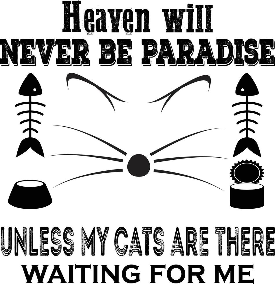 Cat T-shirt Design vector