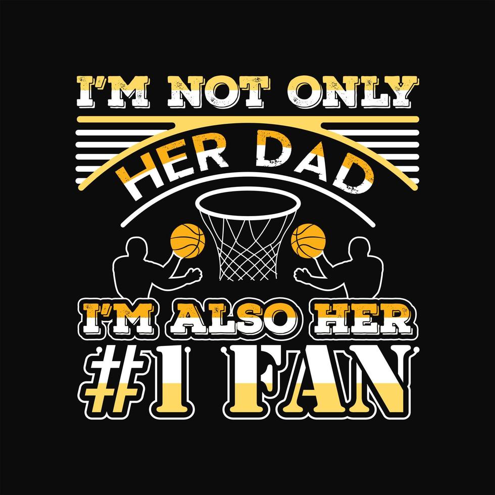 Basketball T-shirt Design vector