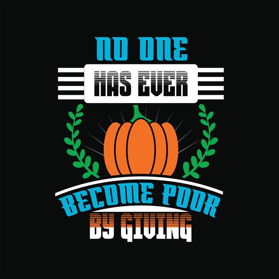 Thanks Giving Day T-shirt Design vector