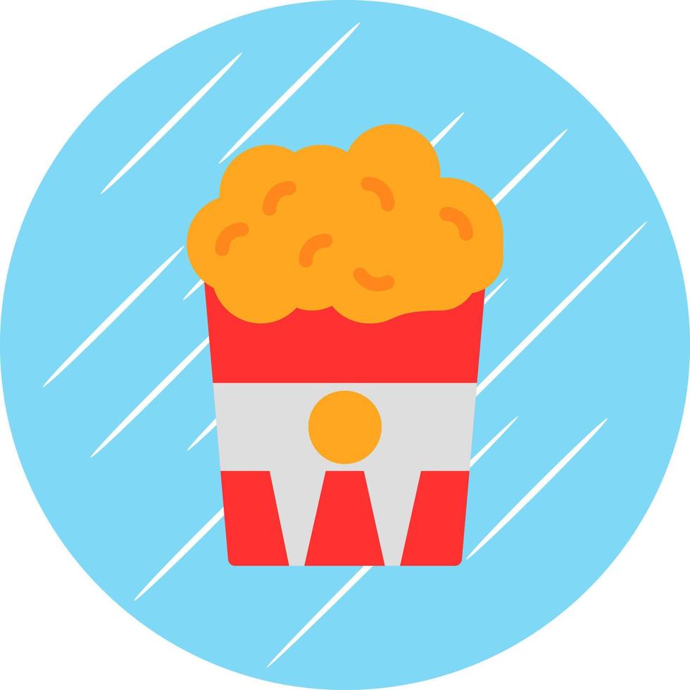 Popcorn Vector Icon Design