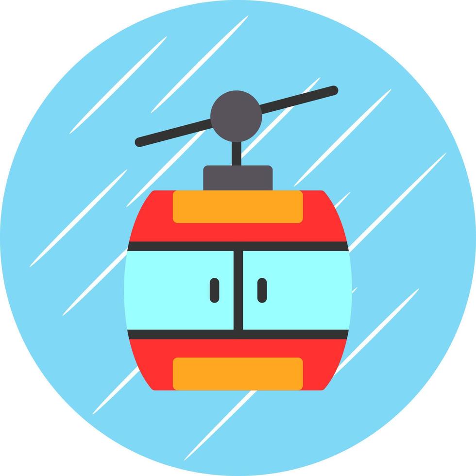 Gondola Vector Icon Design