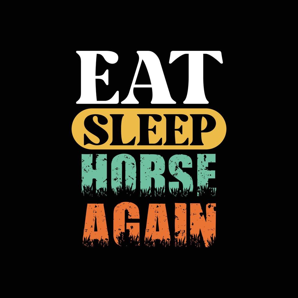 Horse T-shirt Design vector