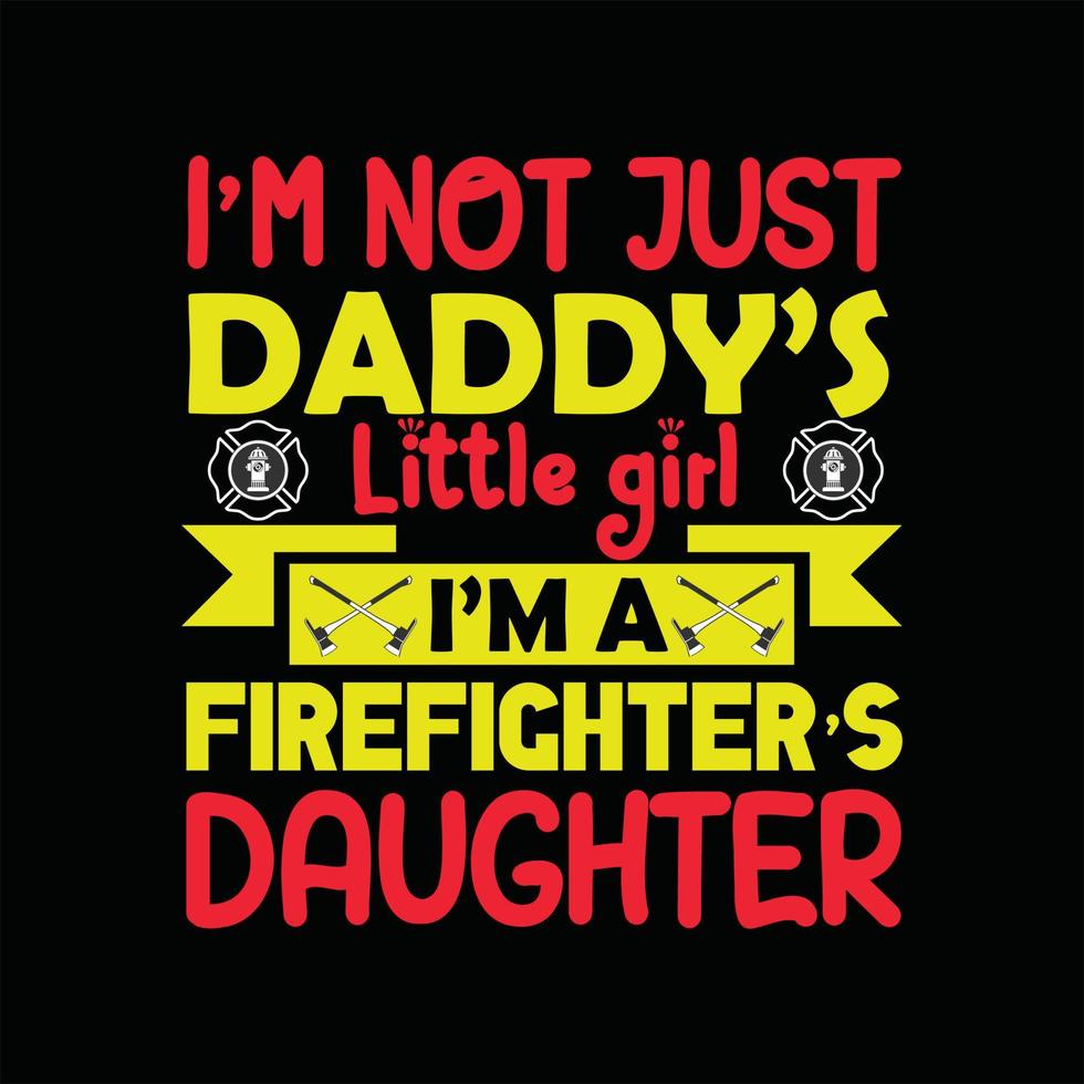 diseño de camiseta de bombero vector
