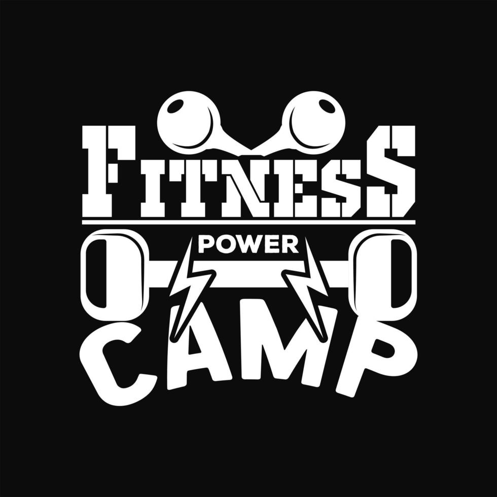 Gym T-shirt Design vector