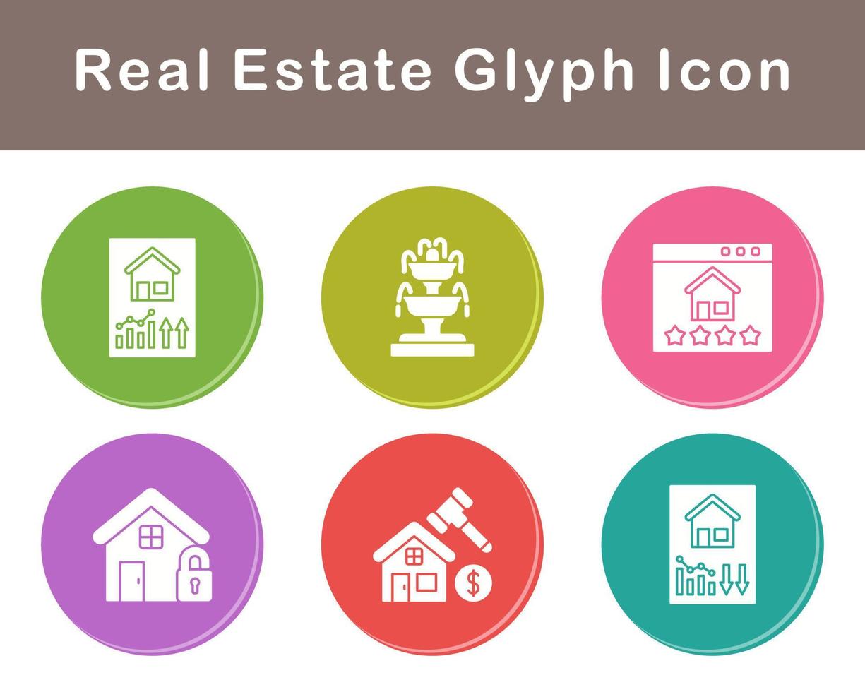 Real Estate Vector Icon Set