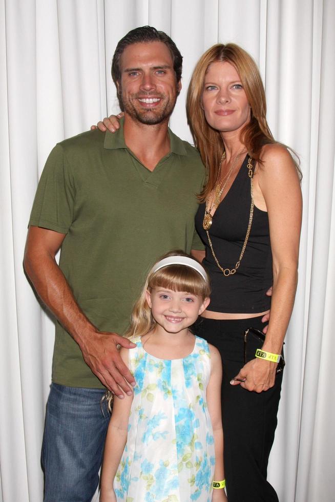 Joshua Morrow Samantha Bailey and Michelle Stafford  at The Young  the Restless Fan Club Dinner  at the Sheraton Universal Hotel in  Los Angeles CA on August 28 20092009 photo