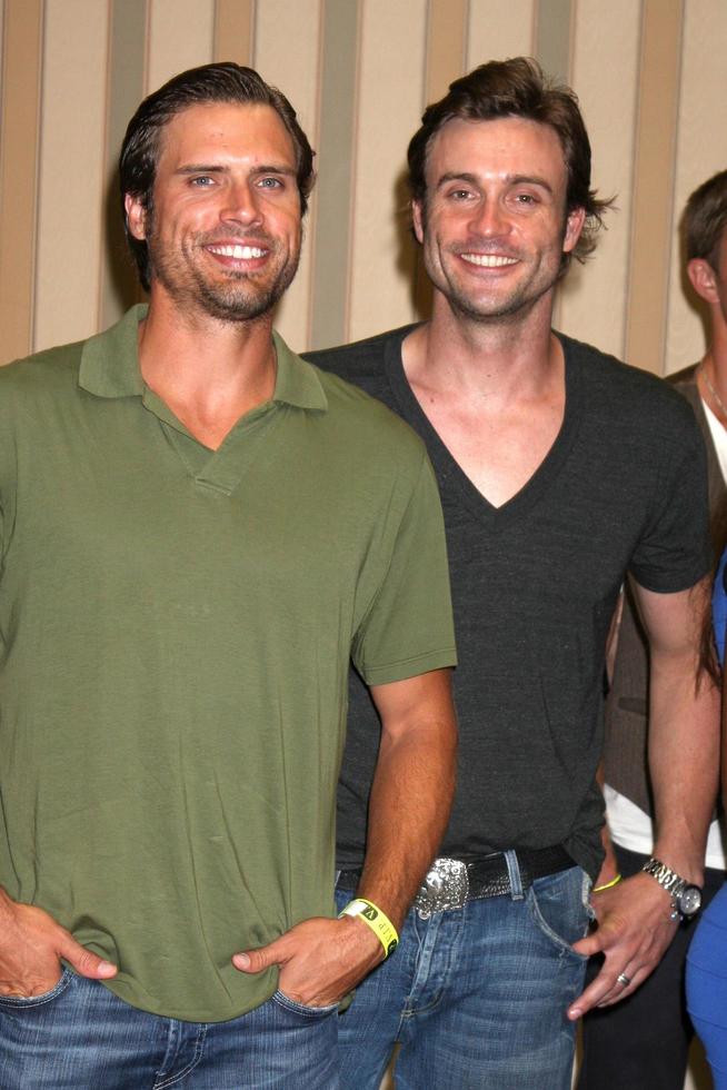 Joshua Morrow  Daniel Goddard  at The Young  the Restless Fan Club Dinner  at the Sheraton Universal Hotel in  Los Angeles CA on August 28 20092009 photo