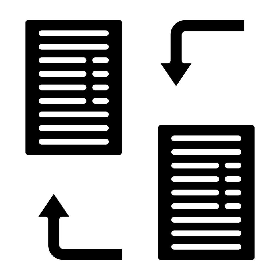 Data Transfer Icon Style vector