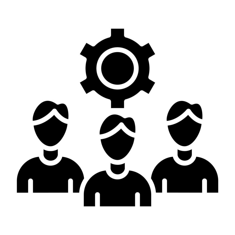 comunidad Servicio icono estilo vector