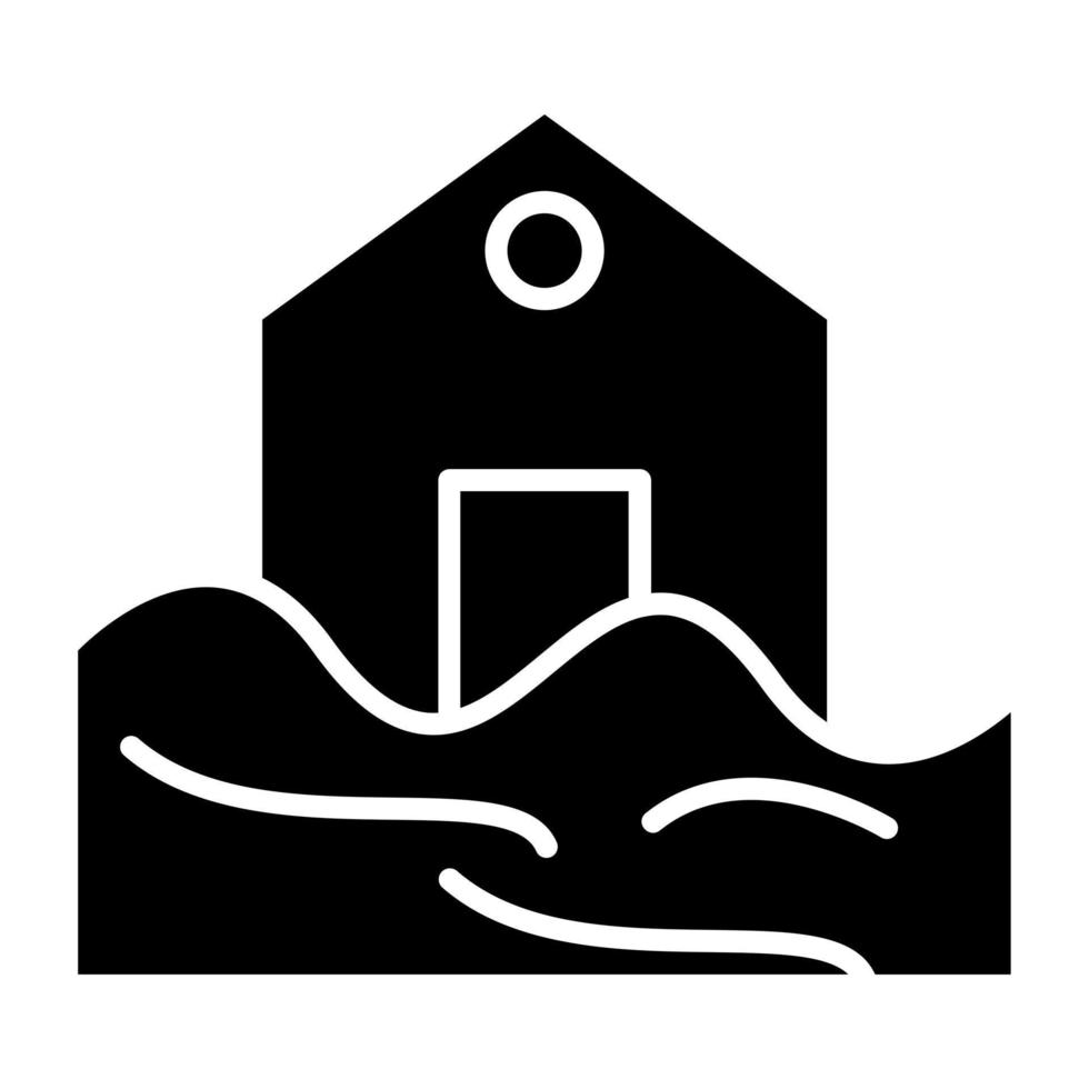 Flood Icon Style vector