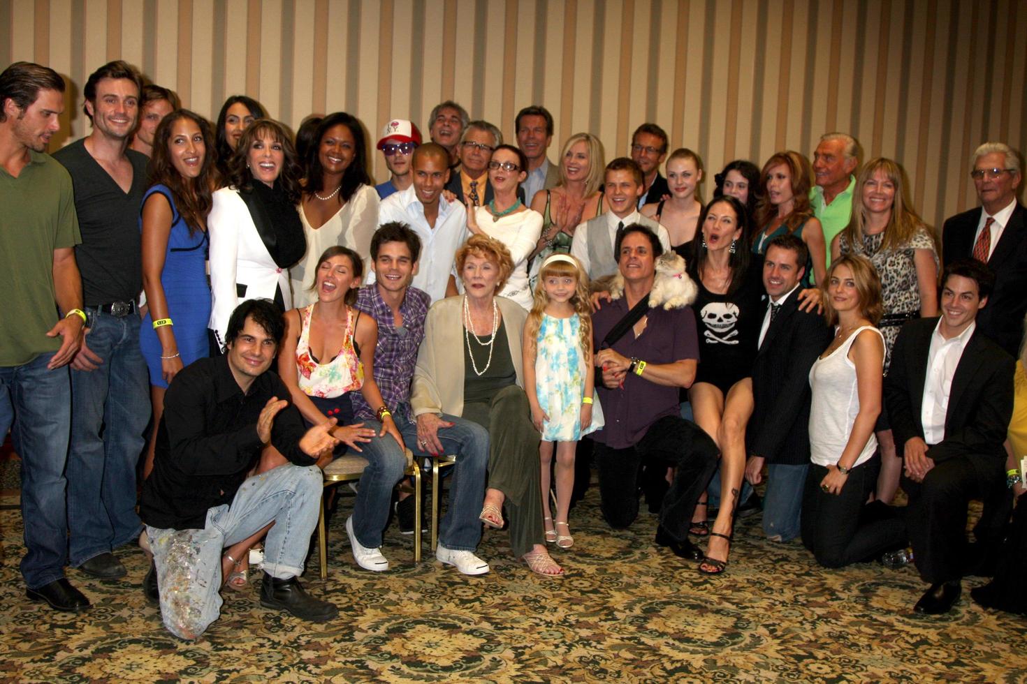 Young  restless Cast  at The Young  the Restless Fan Club Dinner  at the Sheraton Universal Hotel in  Los Angeles CA on August 28 20092009 photo