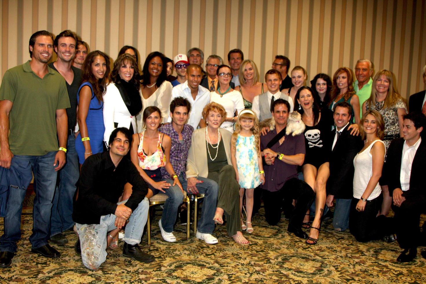 Young  restless Cast  at The Young  the Restless Fan Club Dinner  at the Sheraton Universal Hotel in  Los Angeles CA on August 28 20092009 photo