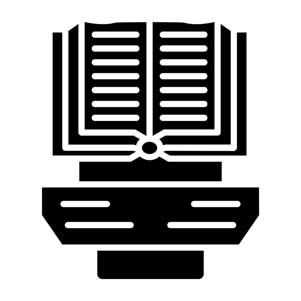 Book Display Icon Style vector