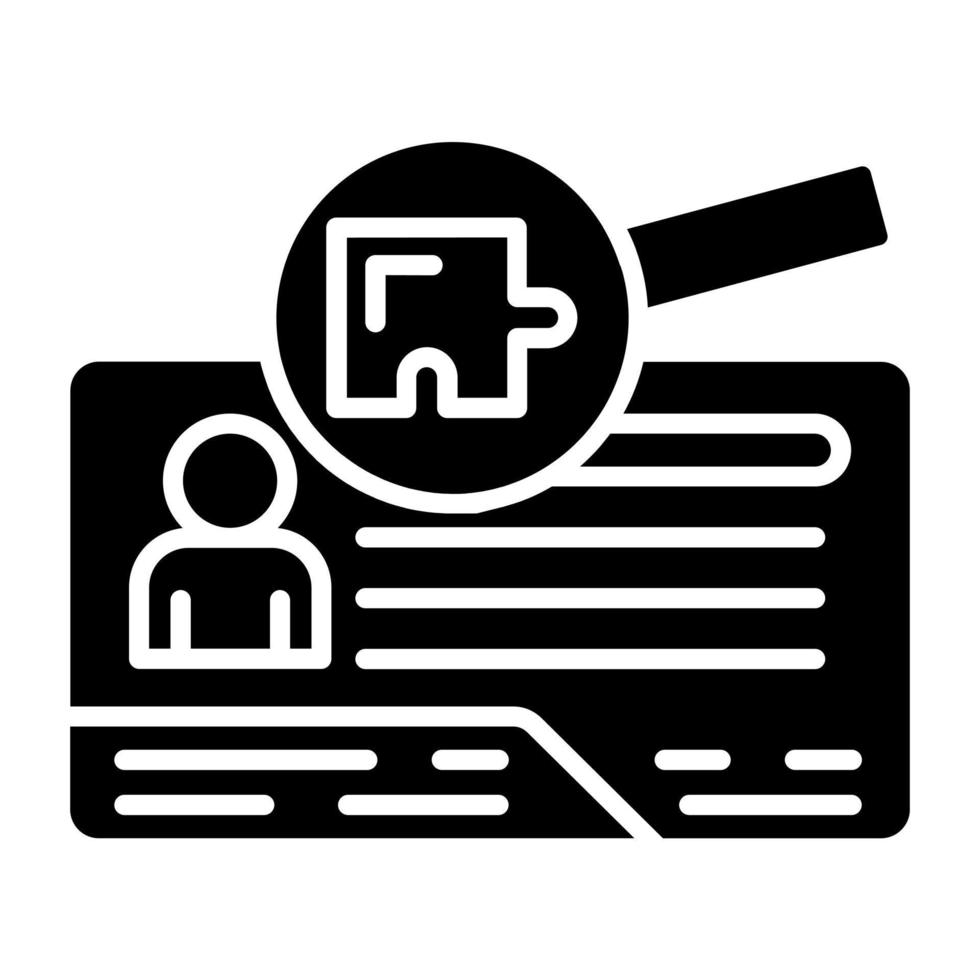 De Identification Icon Style vector