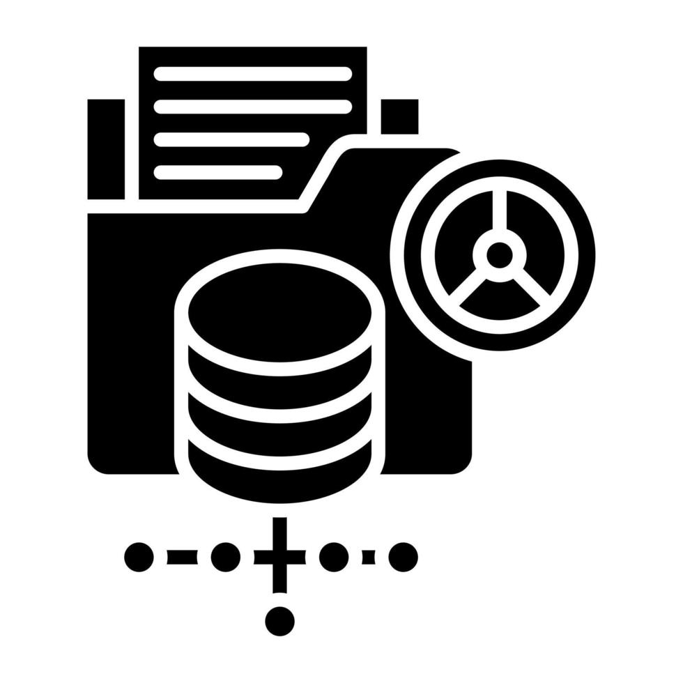 Data Controller Icon Style vector