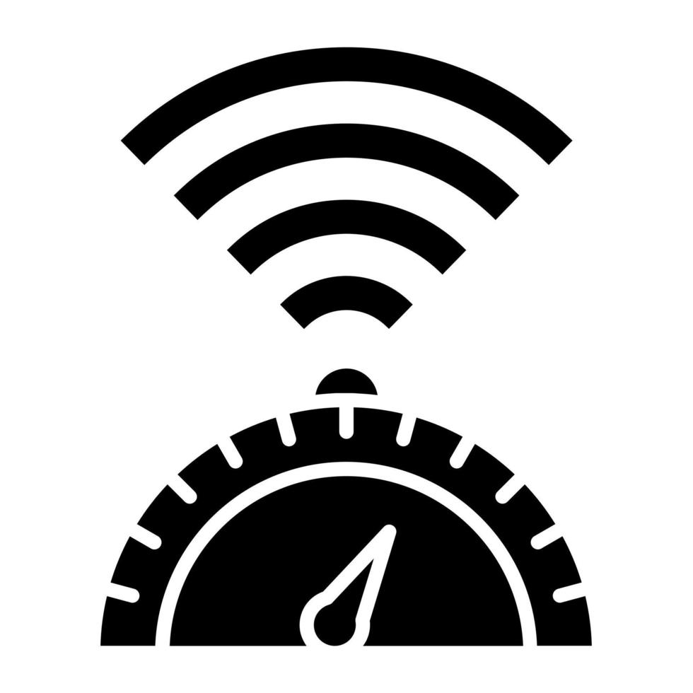 alto velocidad Internet icono estilo vector