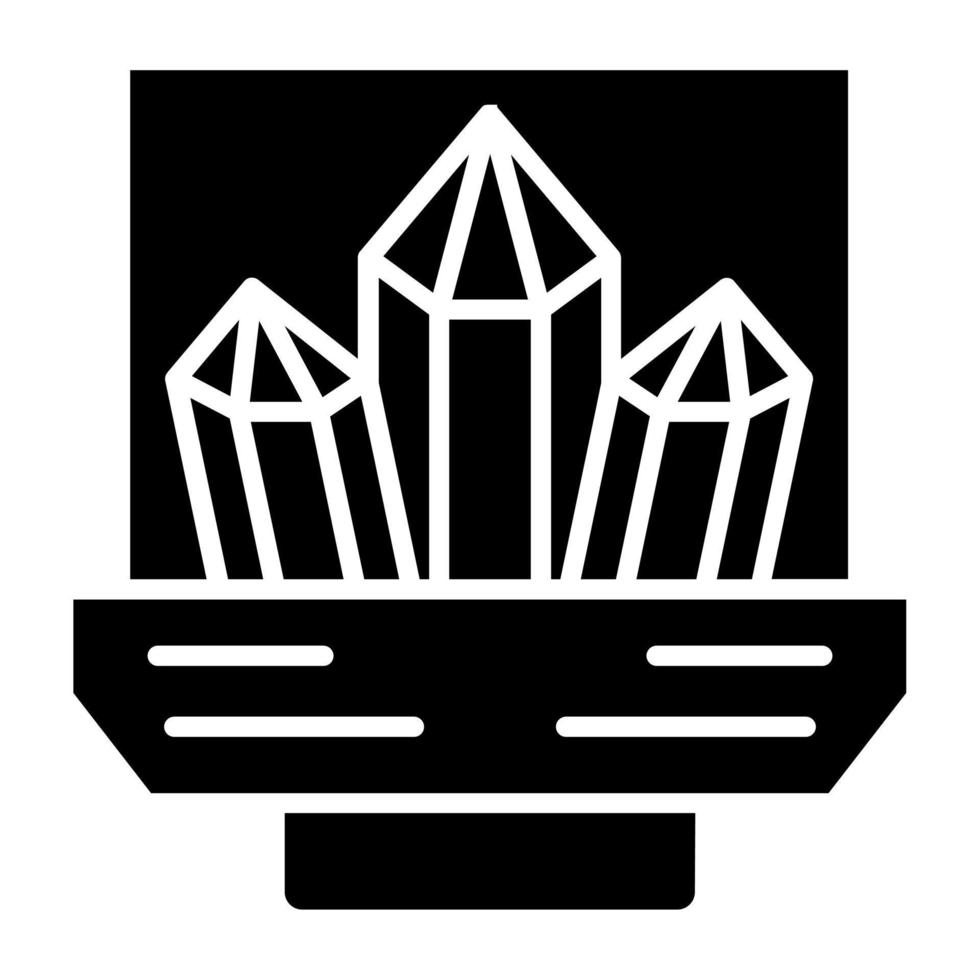 Geological Museum Icon Style vector