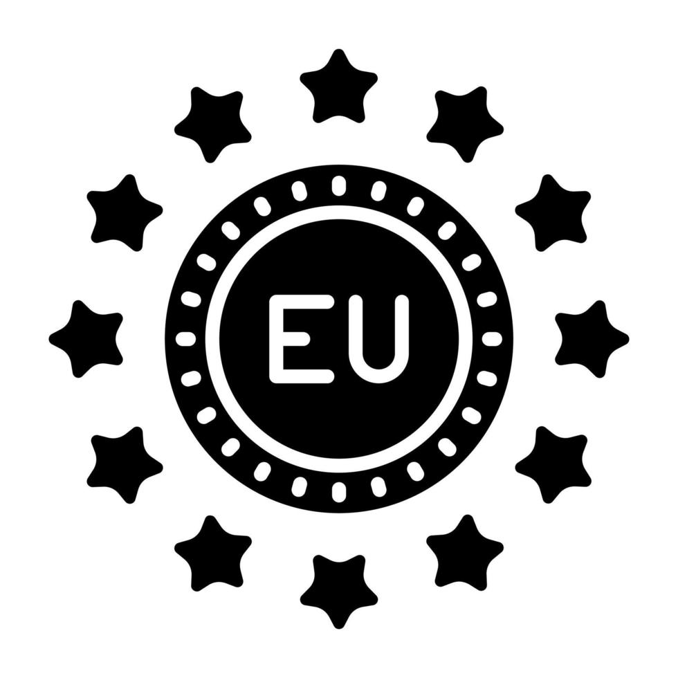 Eu Icon Style vector