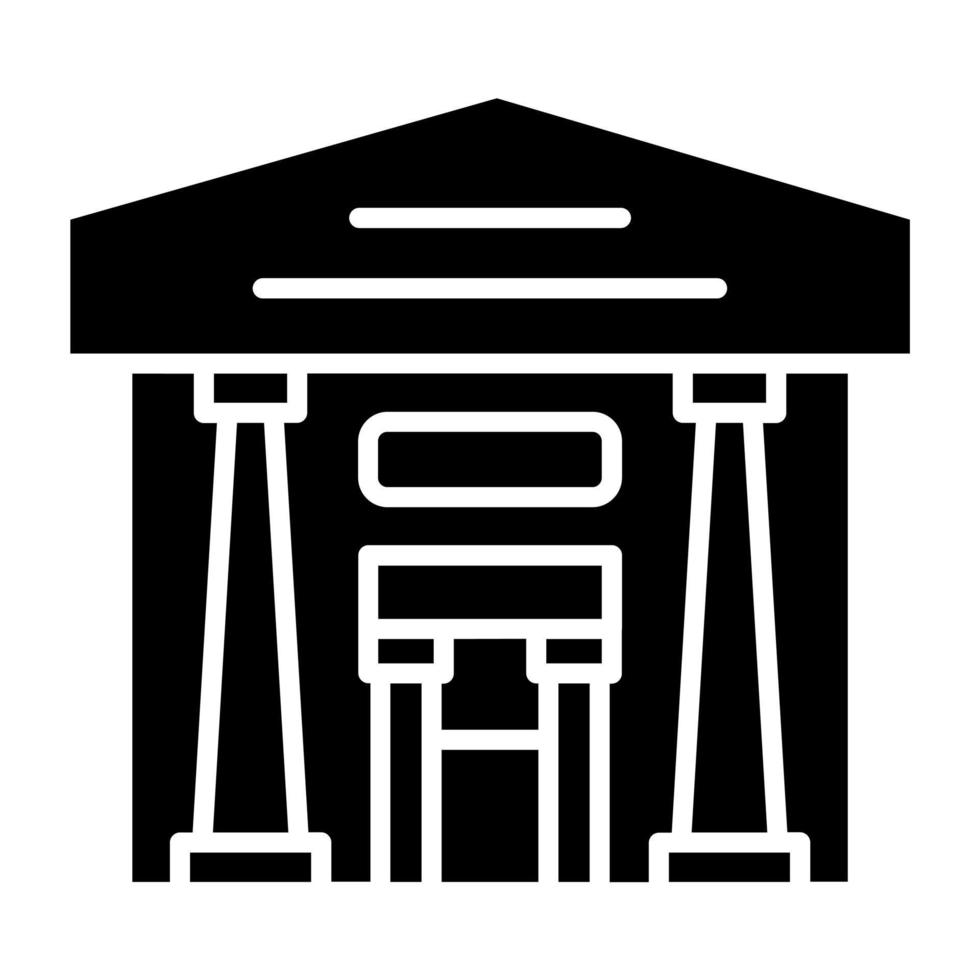 Museum Icon Style vector