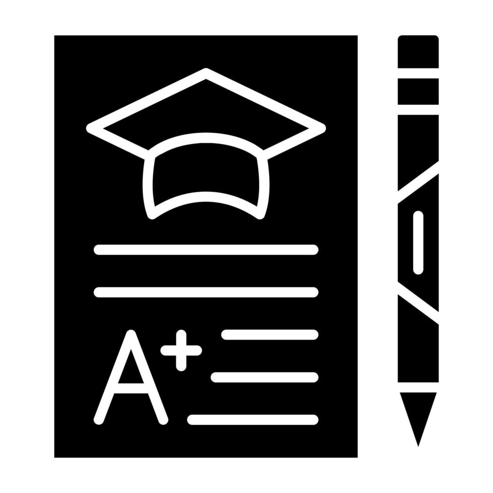 Grade Icon Style vector