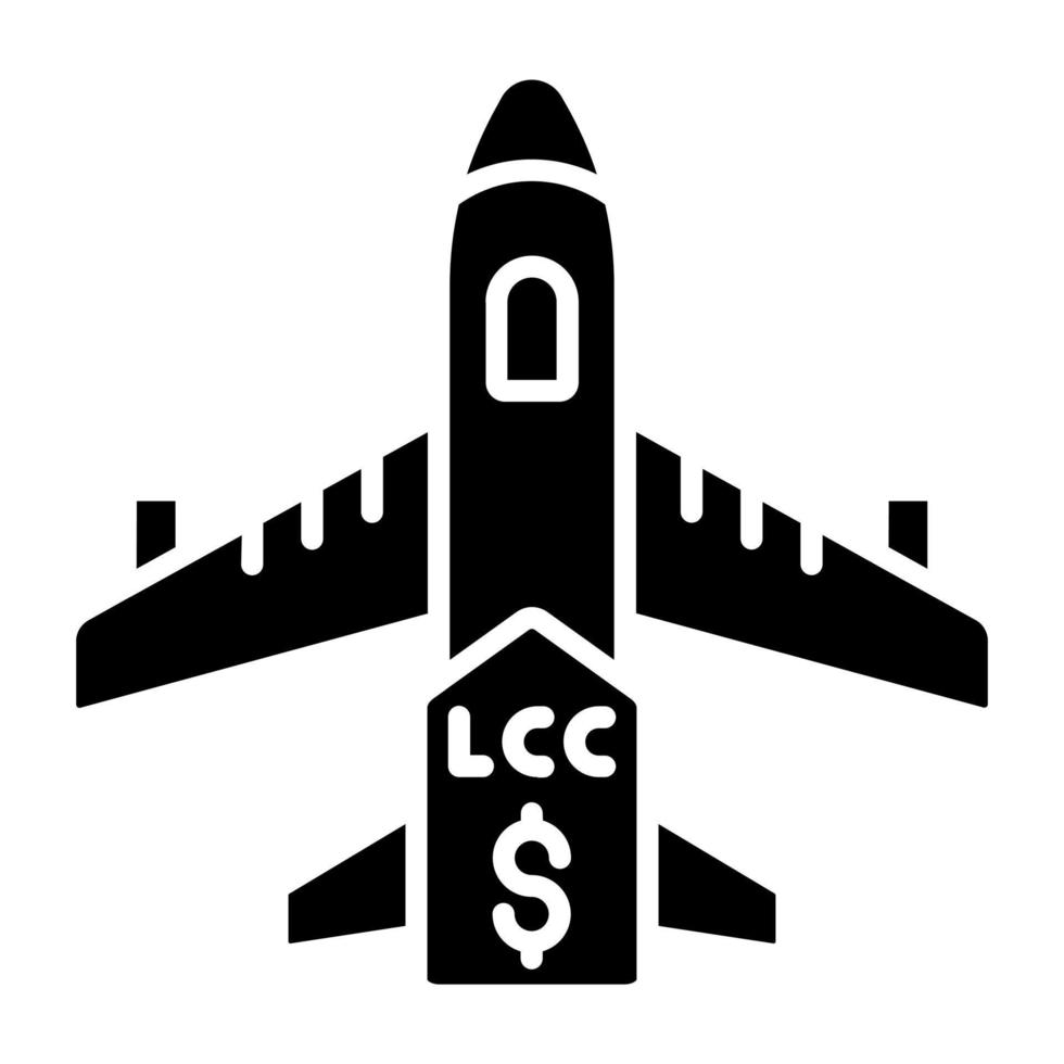 lcc icono estilo vector