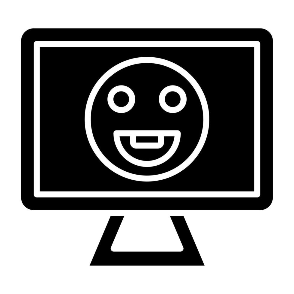 emoticonos icono estilo vector