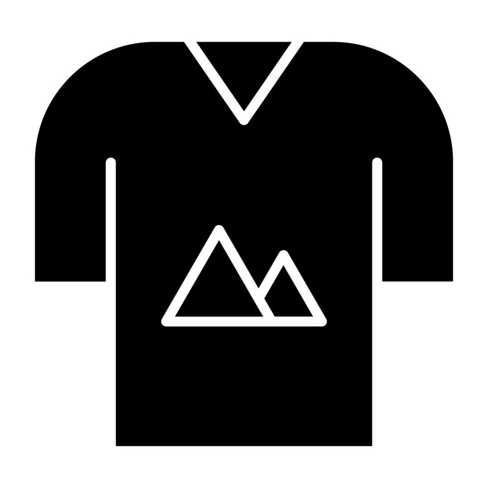T Shirt Icon Style vector