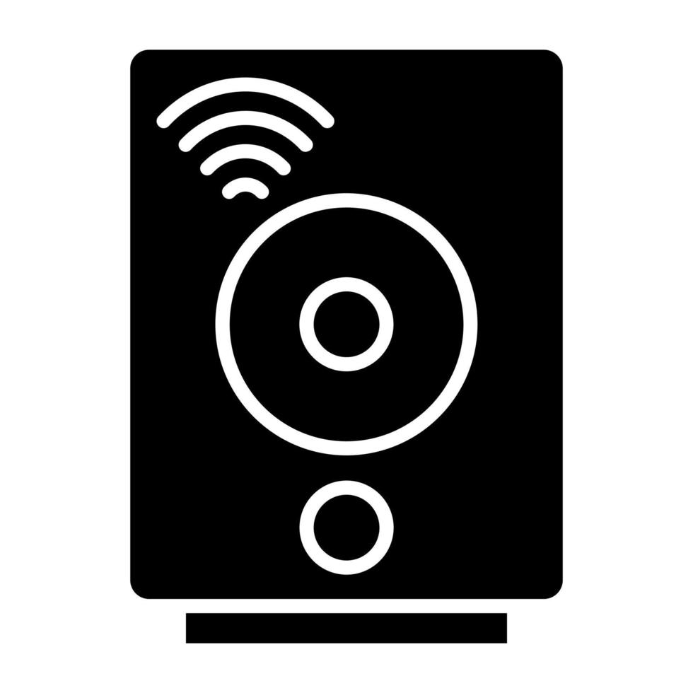 Smart Speaker Icon Style vector