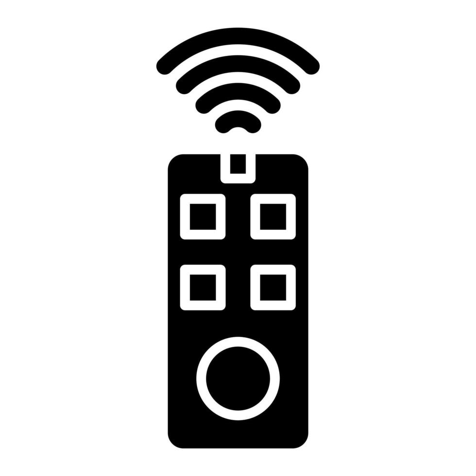 Smart Remote Control Icon Style vector