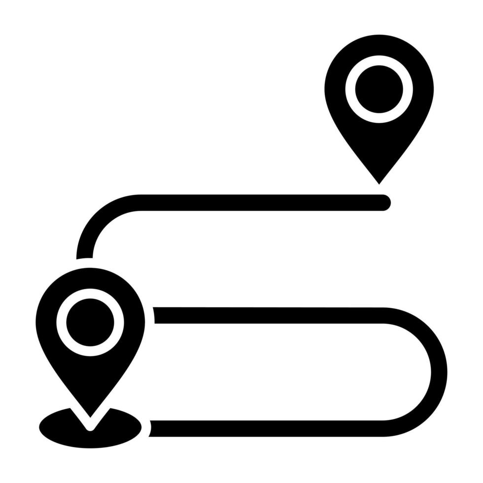 Itinerary Icon Style vector