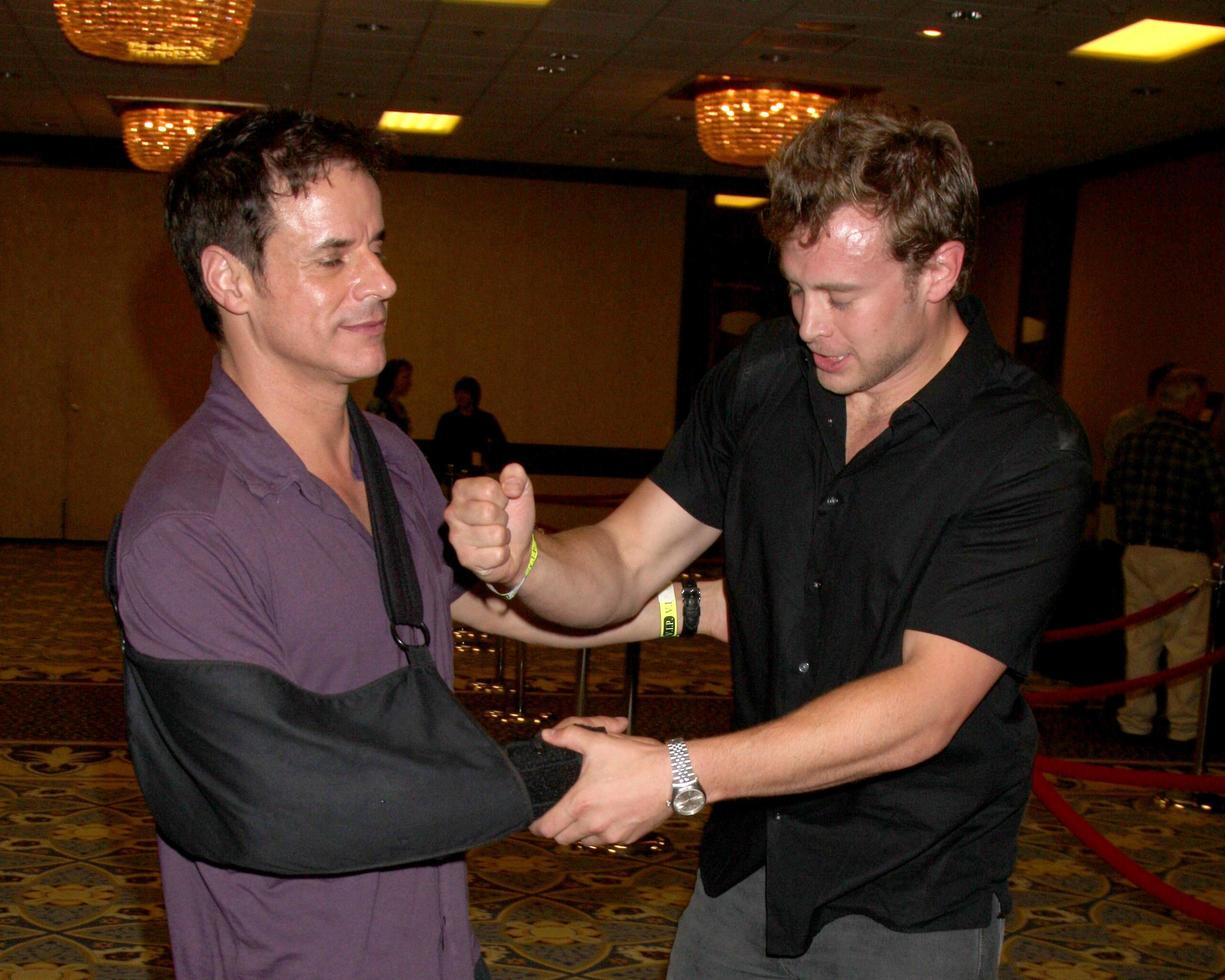 Christian LeBlanc  Billy Miller   at The Young  the Restless Fan Club Dinner  at the Sheraton Universal Hotel in  Los Angeles CA on August 28 20092009 photo