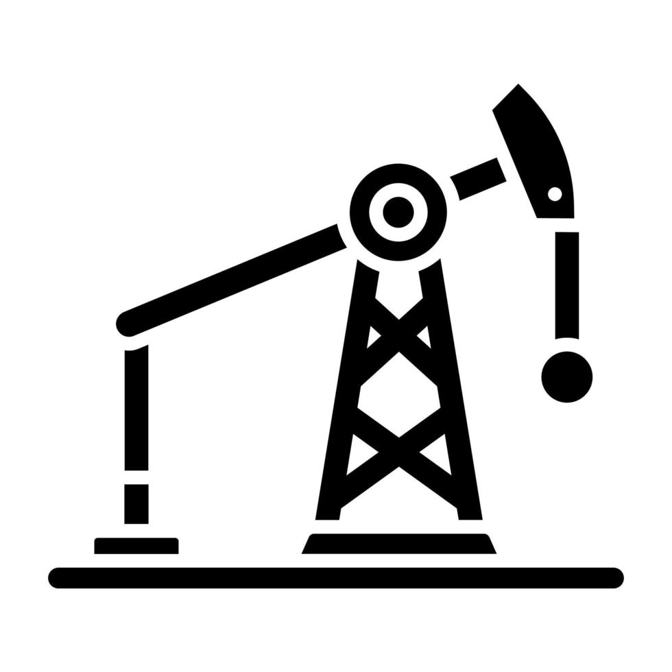 Oil Pump Icon Style vector