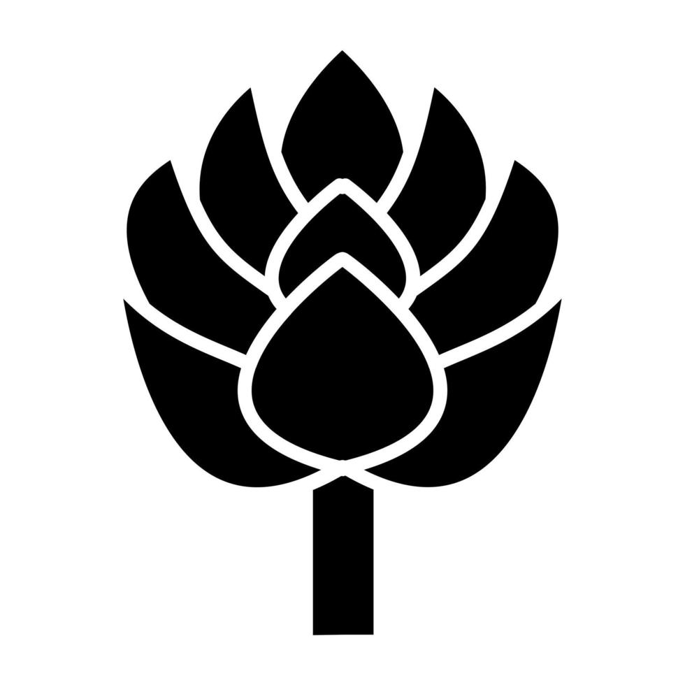 Artichoke Icon Style vector