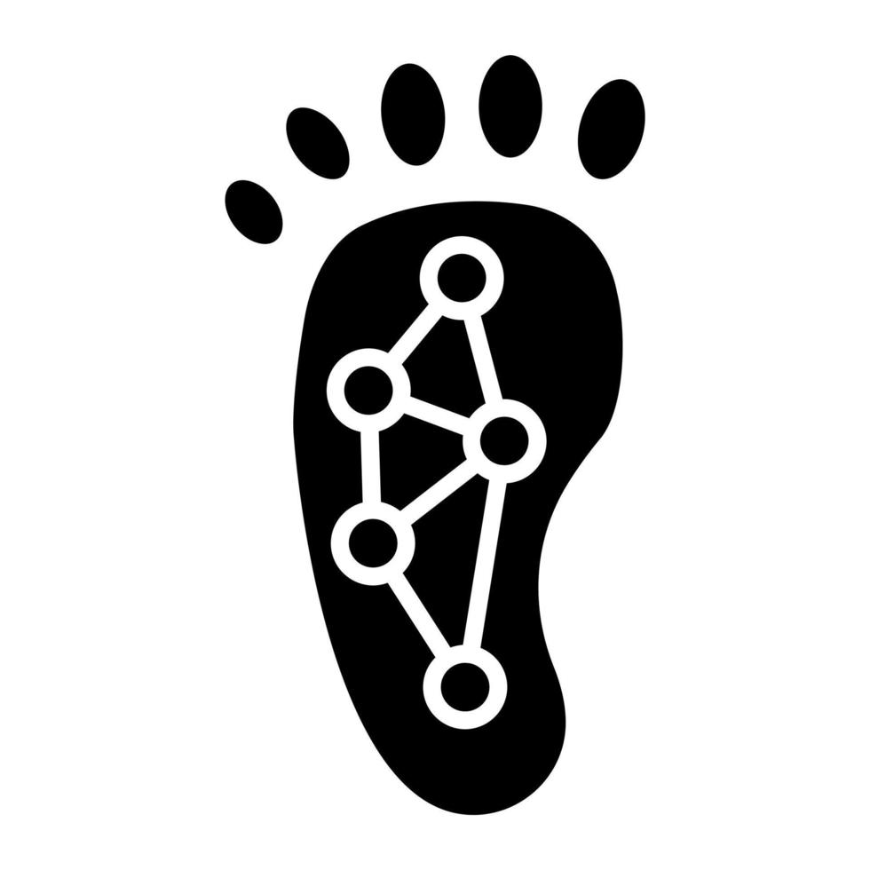 Reflexology Icon Style vector