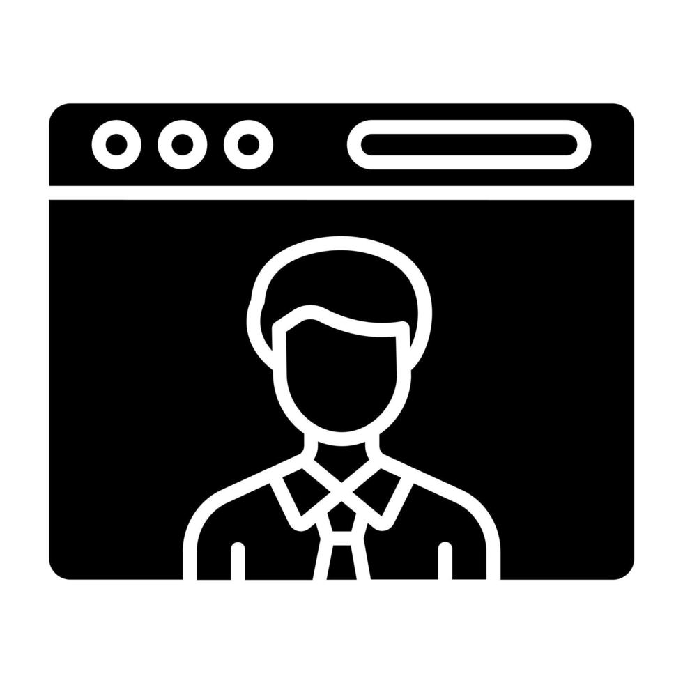 Blogger Icon Style vector