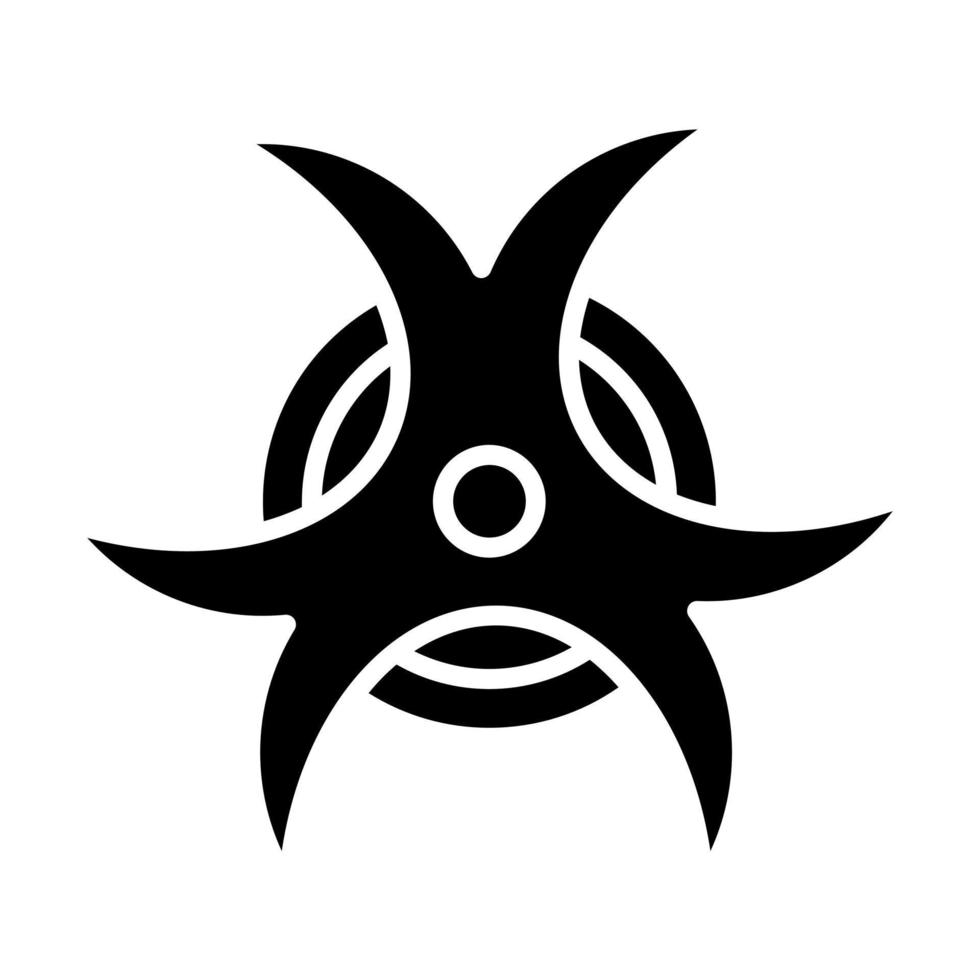Biohazard Icon Style vector