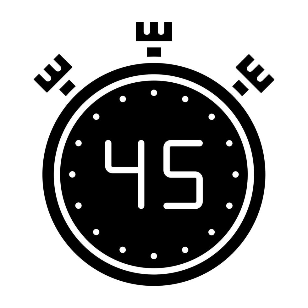 Half Time Icon Style vector