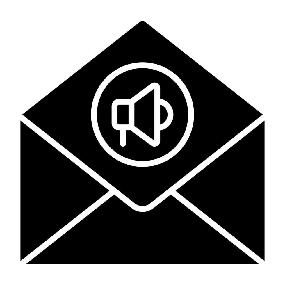 Email Marketing Icon Style vector