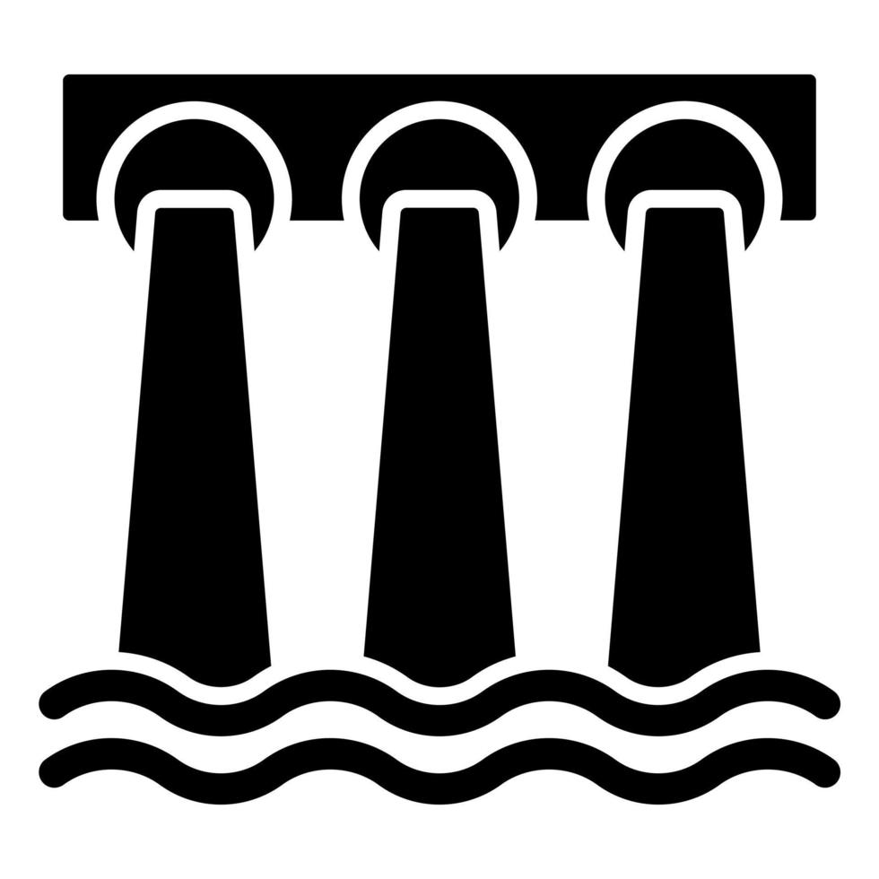 Dam Icon Style vector