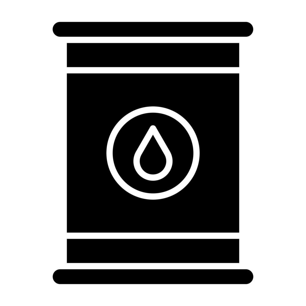 Oil Barrell Icon Style vector