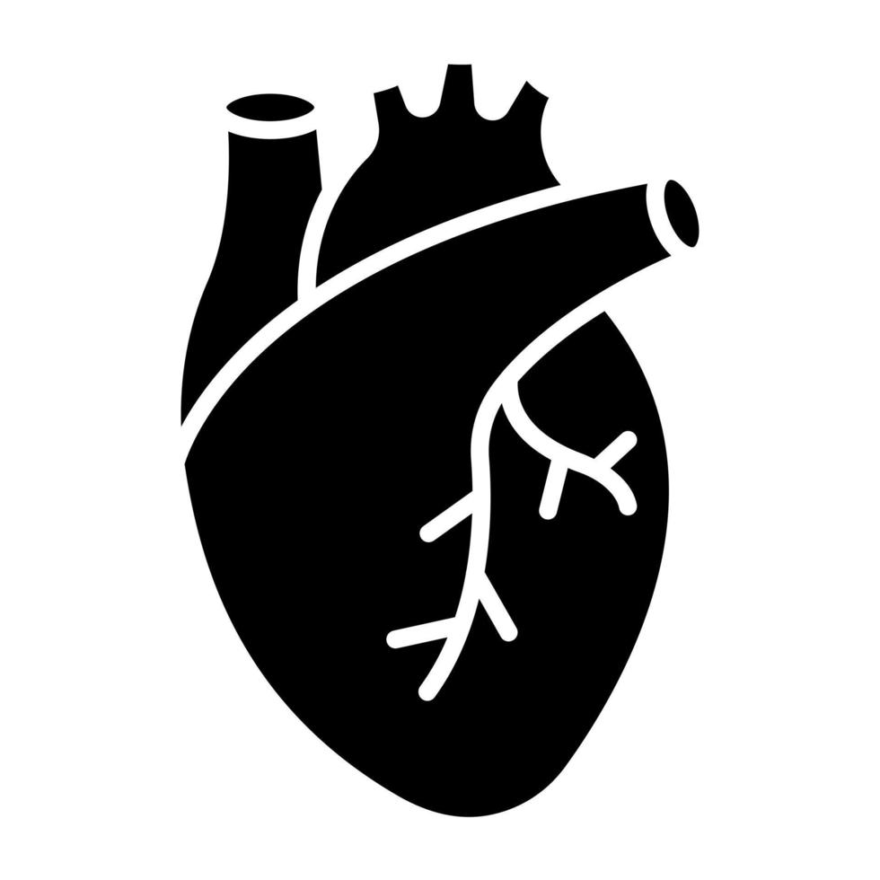 estilo de icono de corazón vector