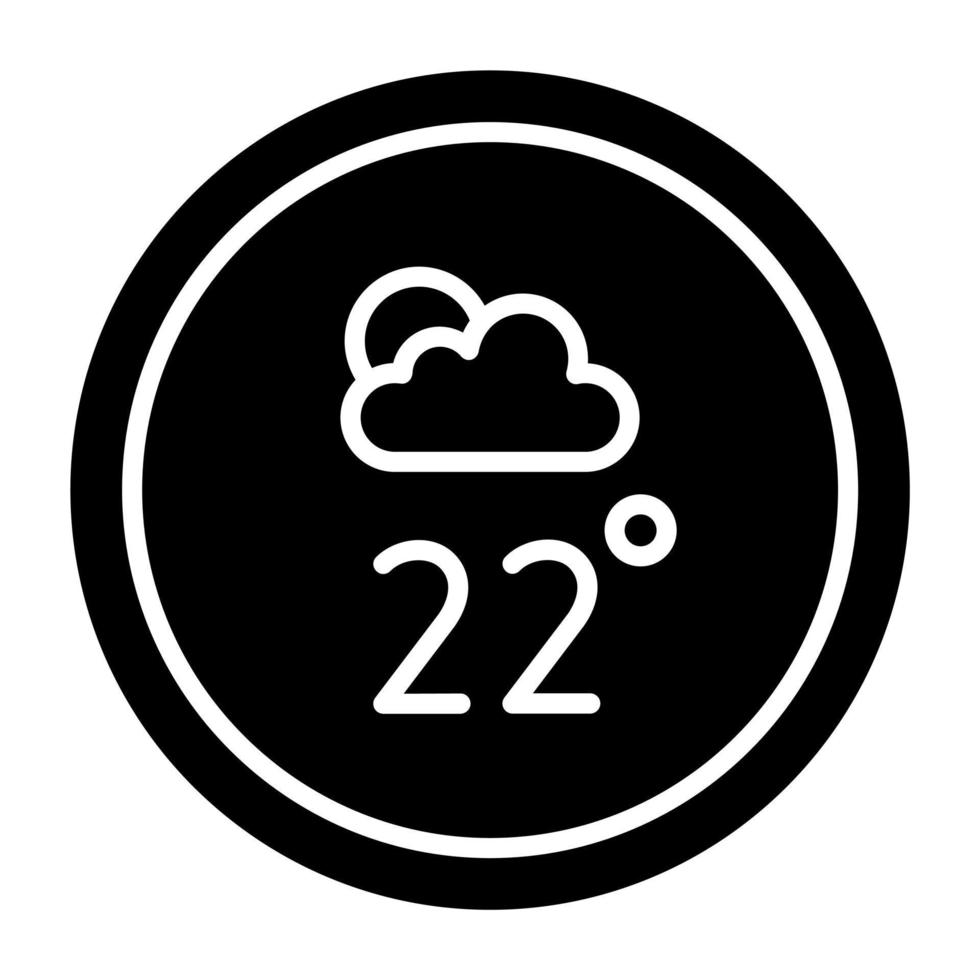 Thermostat Icon Style vector