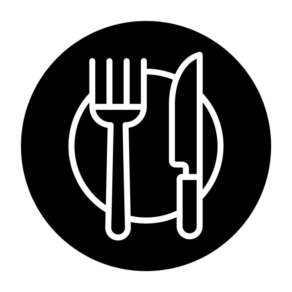 Dinner Icon Style vector