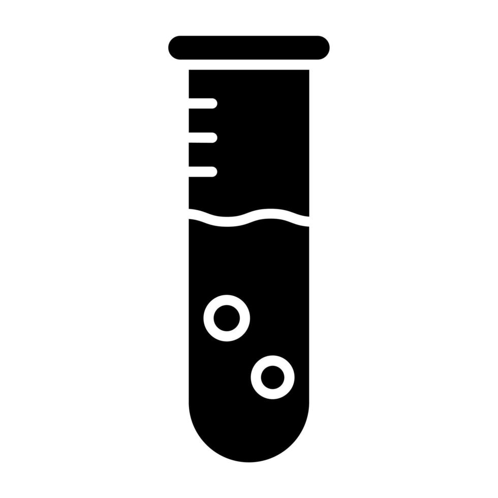 Test Tube Icon Style vector